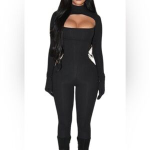 Sexy body-con one piece jumpsuit